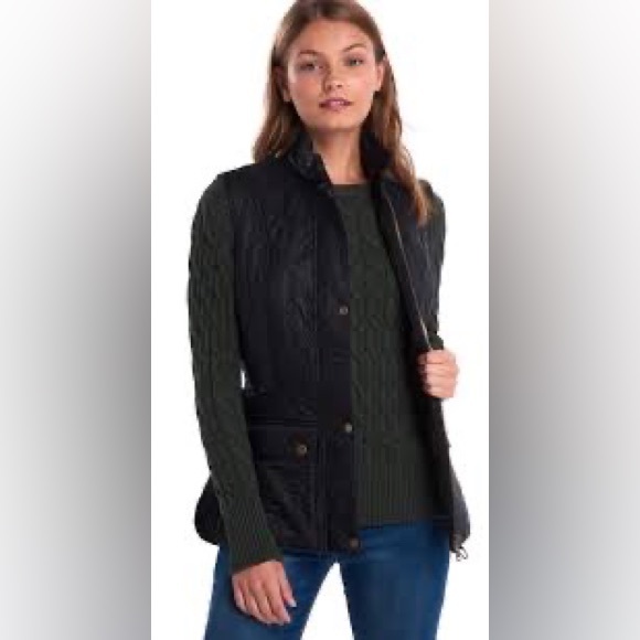 NWTs Barbour Women’s Wray Quilted Gilet/Vest. Black. Sz. 4 US (8 UK) - Picture 13 of 16